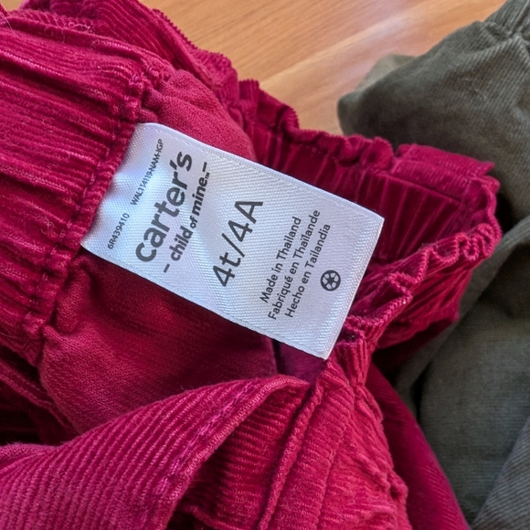 LAST CHANCE  corduroy suspender skirts girls 2T and 4T - Picture 3 of 3